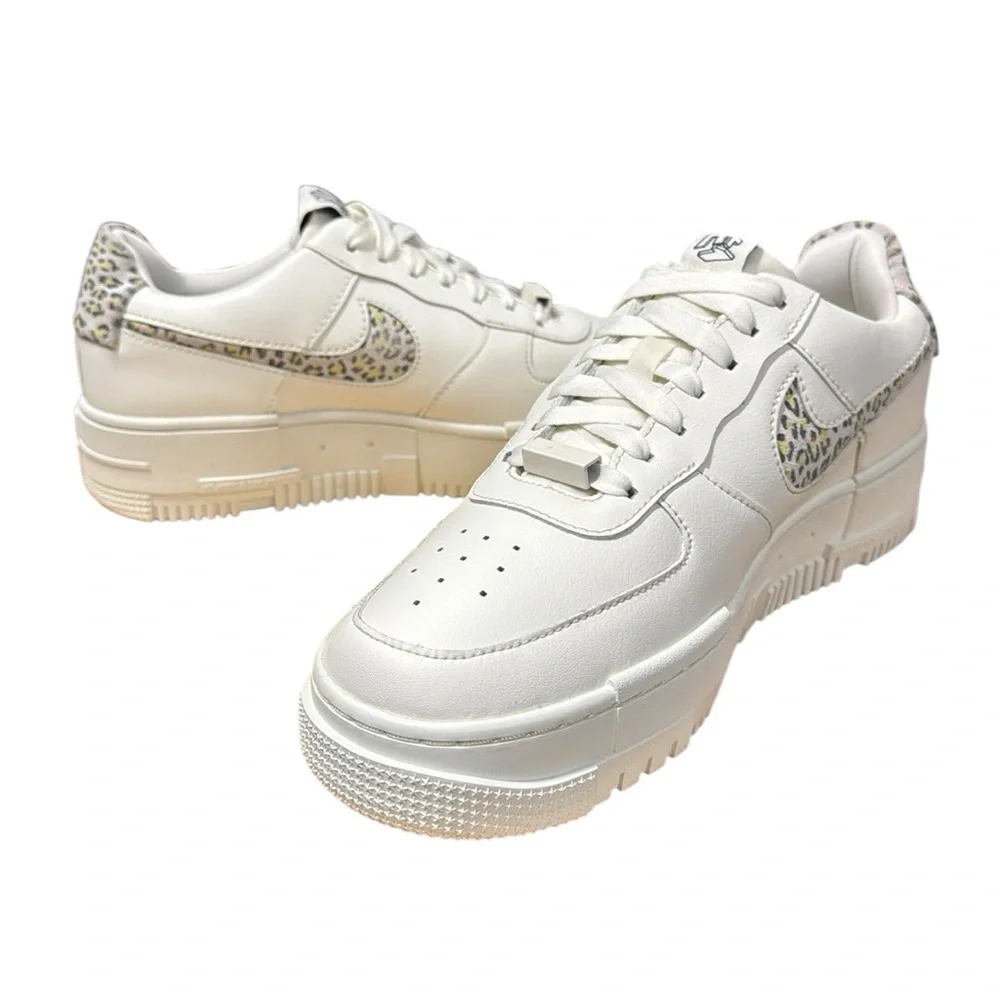 Nike AF1 Pixel SE Sail Light Lemon Twist Black DH9632-101 Women's Shoes Size 9.5